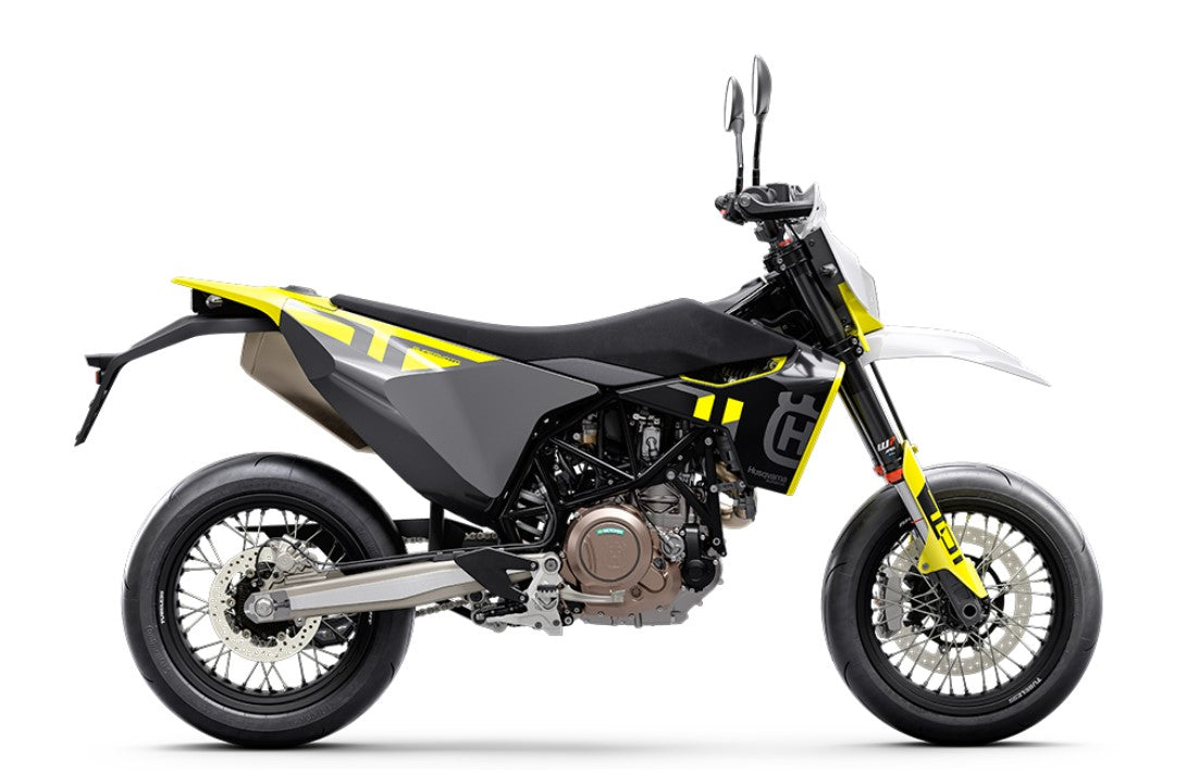 Xitomer Rear Luggage Rack Kit For Husqvarna 701 ENDURO / SUPERMOTO – Black Anodized Aluminum