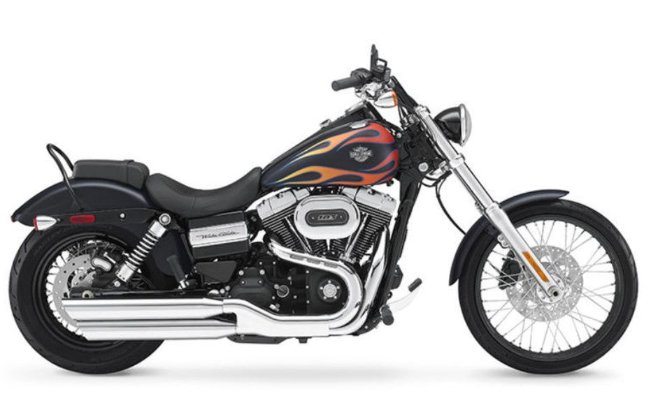 HARLEY DAVIDSON DYNA WIDE GLIDE 2008-2017 (with shortened pipes )